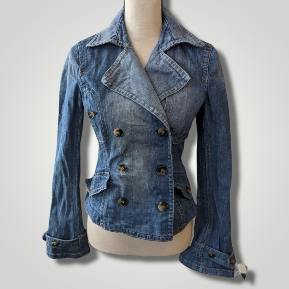 Theory Denim Jacket Sz Small